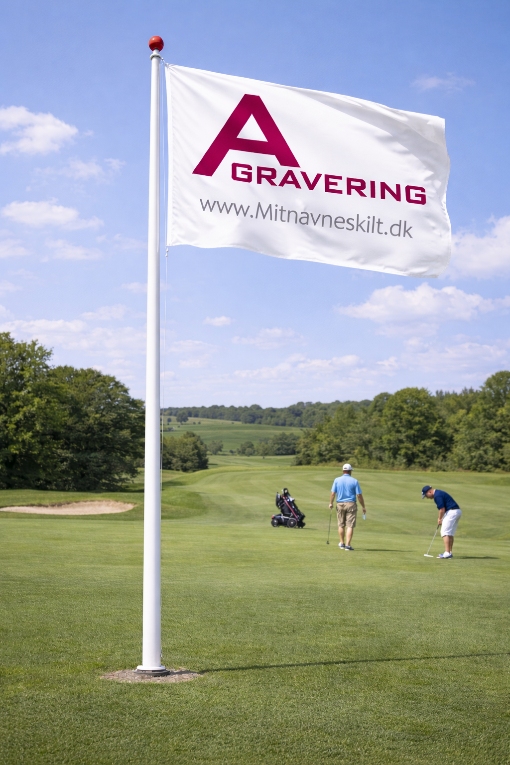 Golfartikler med tryk og gravering til private, klubber og virksomheder