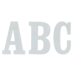 Bogstav til Husnummer ANTIK i hvid A-�