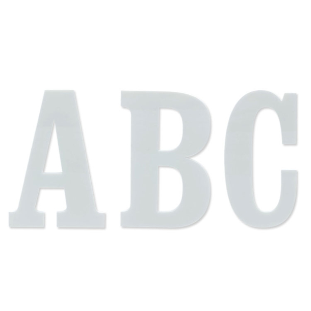 Bogstav til Husnummer ANTIK i hvid A-�