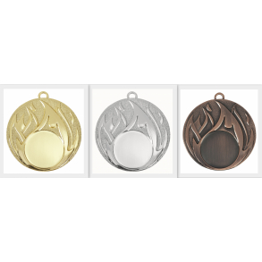 Flamme Medalje Elegant 50 mm