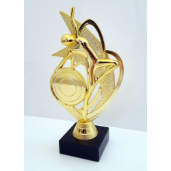 Danse og gymnastik pokal i guld farve