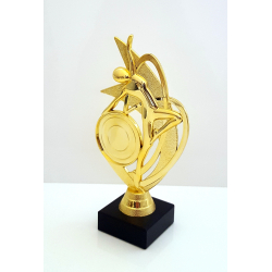 Danse og gymnastik pokal i guld farve
