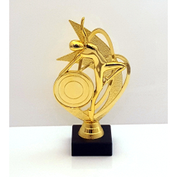Danse og gymnastik pokal i guld farve