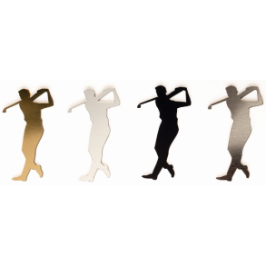 Golf mand i 4 varianter