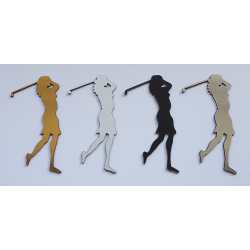 Golf dame i 4 varianter