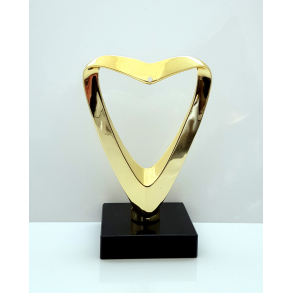 Guld Hjerte Statuette