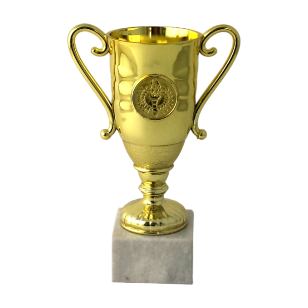 Lille Guld Pokal  Elegant Sportspris i Tre Strrelser