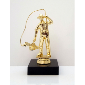 Statuette Lystfisker