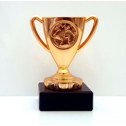 Mini pokal i 3 farver