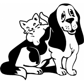 Hund & Kat - her vogter jeg skilt