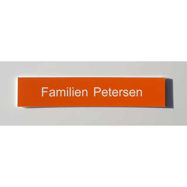 Signal skilt, Orange