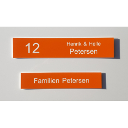 Signal skilt, Orange