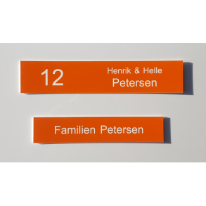 Signal skilt, Orange