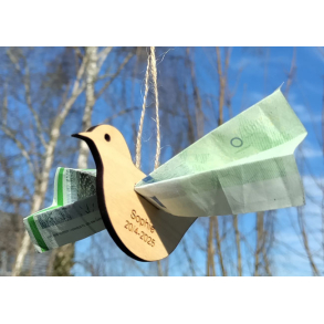 Pengefugl i ahorn  Gaven der giver vinger