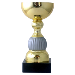 Elegant Pokal med Guld &amp; Mat Slv  Perfekt til Sportsprmier