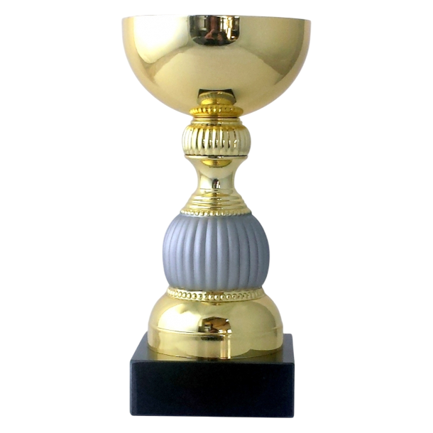 Elegant Pokal med Guld &amp; Mat Slv  Perfekt til Sportsprmier