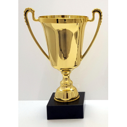 Elegant blank Guld eller Slv pokal 22,5 cm 