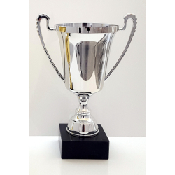 Elegant blank Guld eller Slv pokal 22,5 cm 