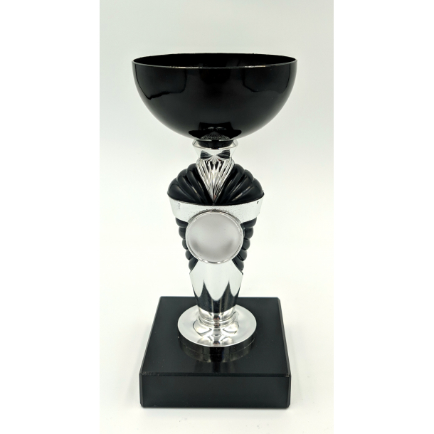 Pokal med sort cup i 2 str WQ2031-A - 17 cm hj