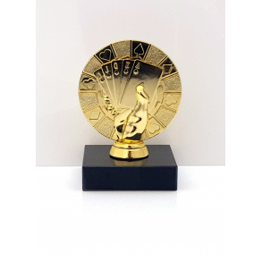 Statuette Poker/Kortspil