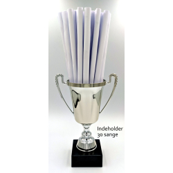 Elegant blank Guld eller Slv pokal 22,5 cm 