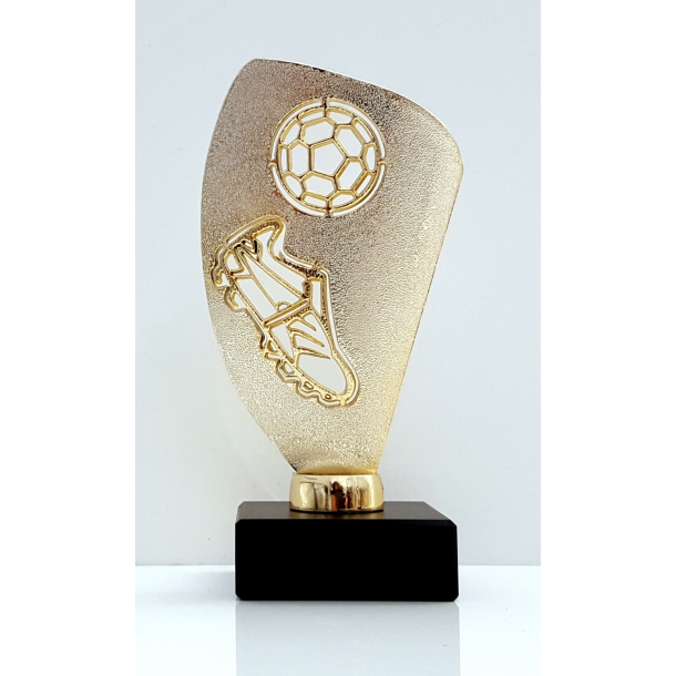 Mini fodbold statuette Guld