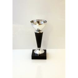 Elegant Slv/Sort pokal