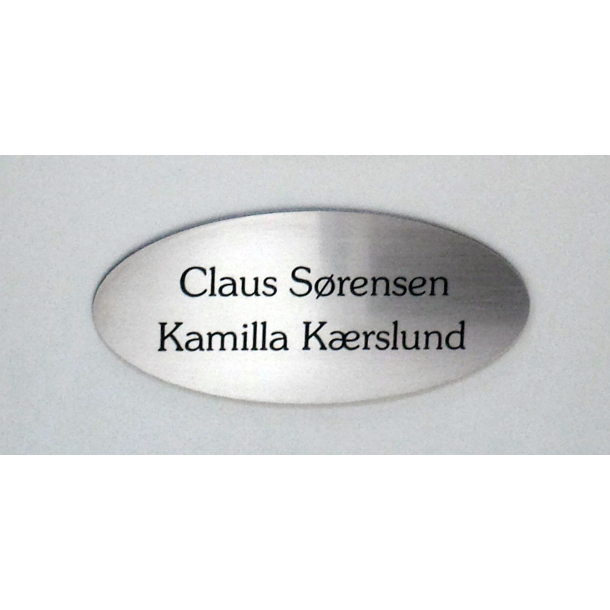 Stl look skilt - Oval