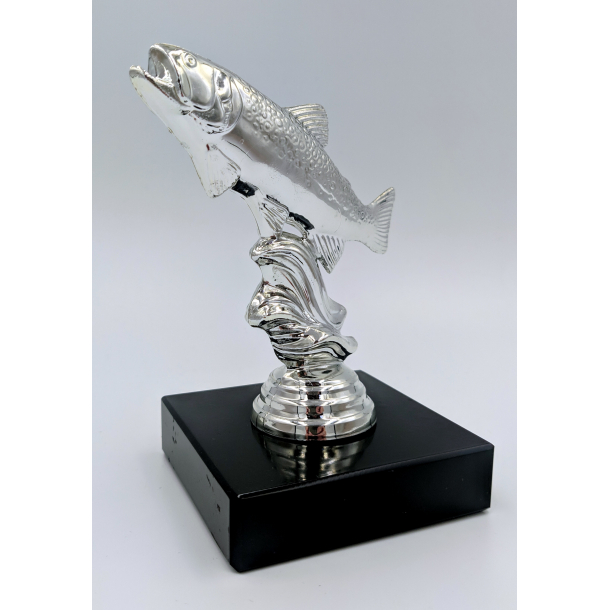 Statuette Fisk i slv