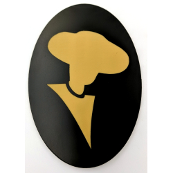 Lady eller Gentleman toilet skilt - Old style