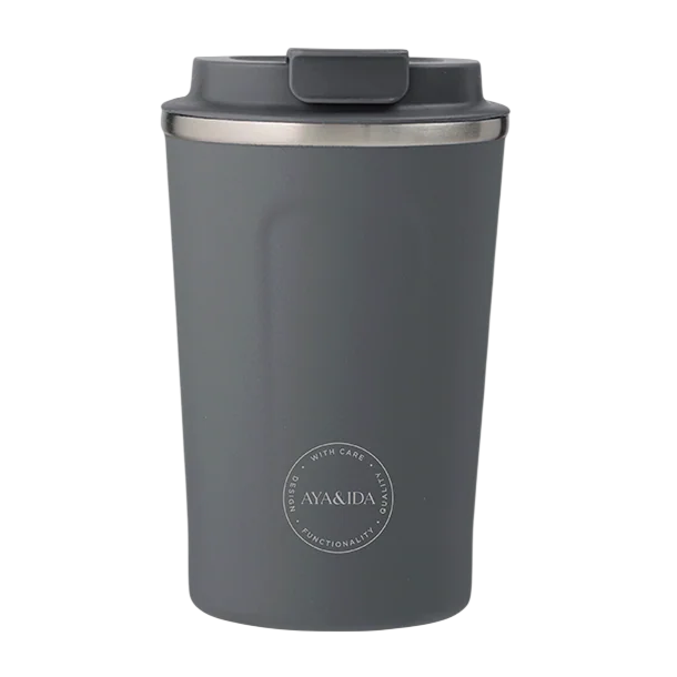 AYA&IDA CUP2GO m�rkegr� termokop 380 ml med l�g