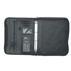 Smart dokumentmappe i sort