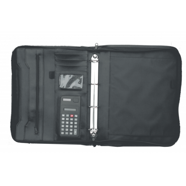 Smart dokumentmappe i sort