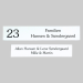St�rrelse p� skilt 35 mm x 170 mm