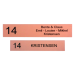 St�rrelse p� skilt 35 mm x 170 mm