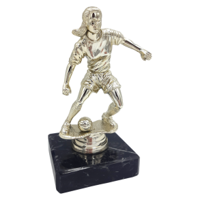 Fodbold-kvinde Statuette � Perfekt Pris til Klub- og Sportsarrangementer