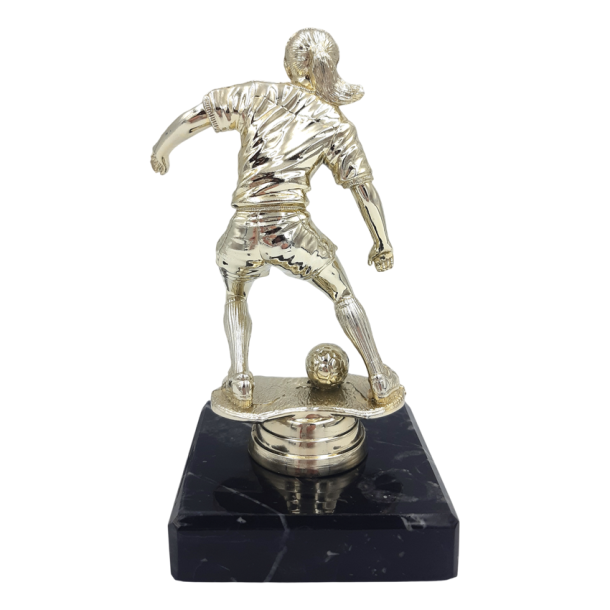 Fodbold-kvinde Statuette � Perfekt Pris til Klub- og Sportsarrangementer
