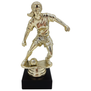 Fodbold-pige Statuette  Perfekt Pris til Klub- og Sportsarrangementer
