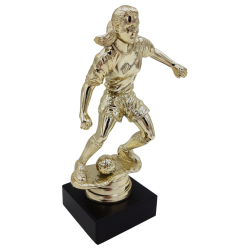 Fodbold-pige Statuette  Perfekt Pris til Klub- og Sportsarrangementer