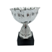Slv pokal med blgekant 160 mm