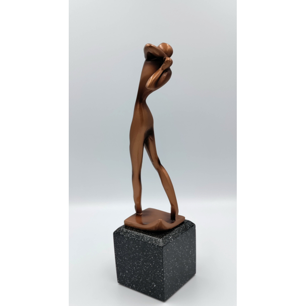 Award golf statuette - 28 cm