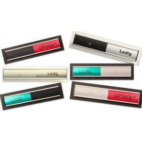 Optaget Ledig mødelokale- og kontor skilte