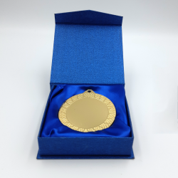 Eksklusiv Bl Gaveske til Medaljer  Passer til 50 og 70 mm