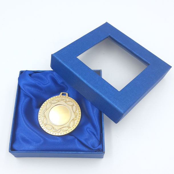 Elegant Bl Gaveske til Medaljer  Passer til 50 og 70 mm