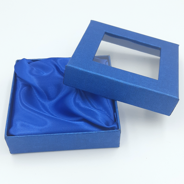 Elegant Bl Gaveske til Medaljer  Passer til 50 og 70 mm