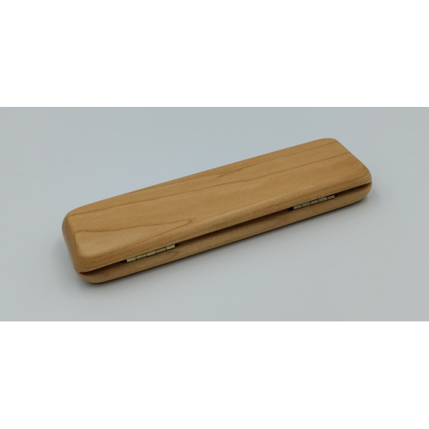 Enkelt kuglepen i rosentr med ske i massiv ahorn tr