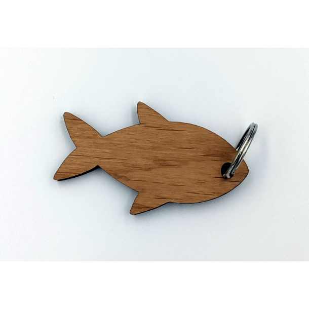 Fiske Trnglering med graveret tekst