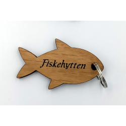 Fiske Trnglering med graveret tekst