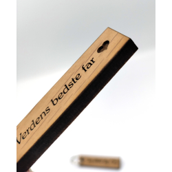 Graveret nglering i Ahorntr, 5 mm i tykkelse