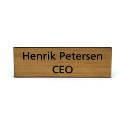 Navne- &amp; Reversskilt i Ahorntr